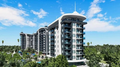 Dům a okolí; výhled