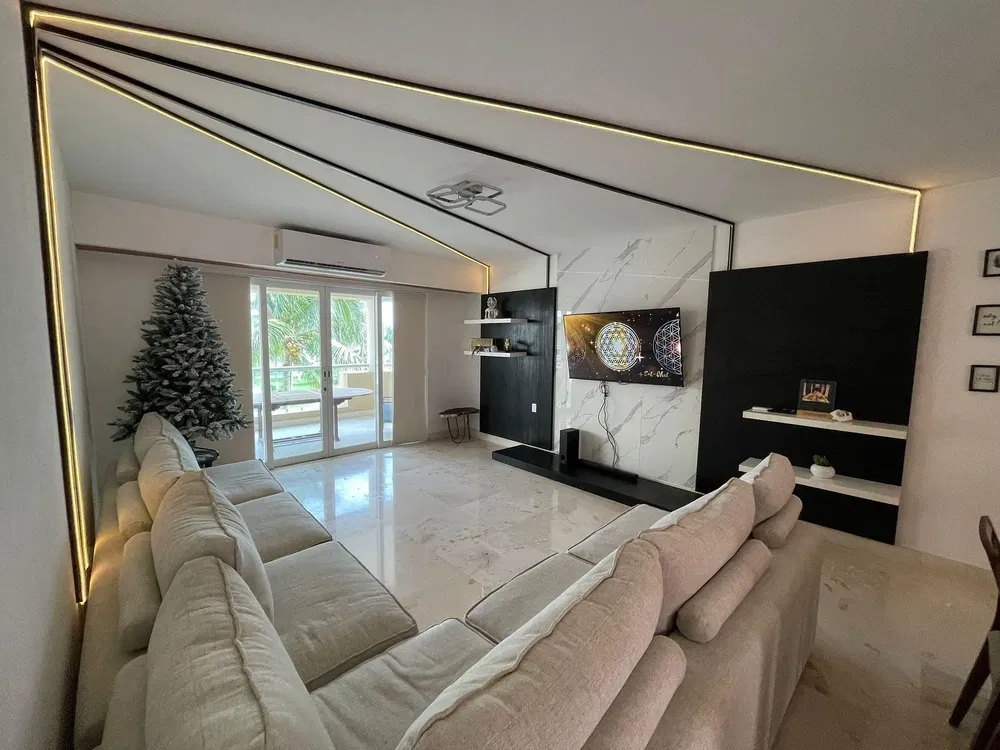 Salón; vista, luz natural, estilo moderno