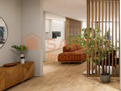 Obývací pokoj; přirozené světlo, moderní styl, dřevěná podlaha