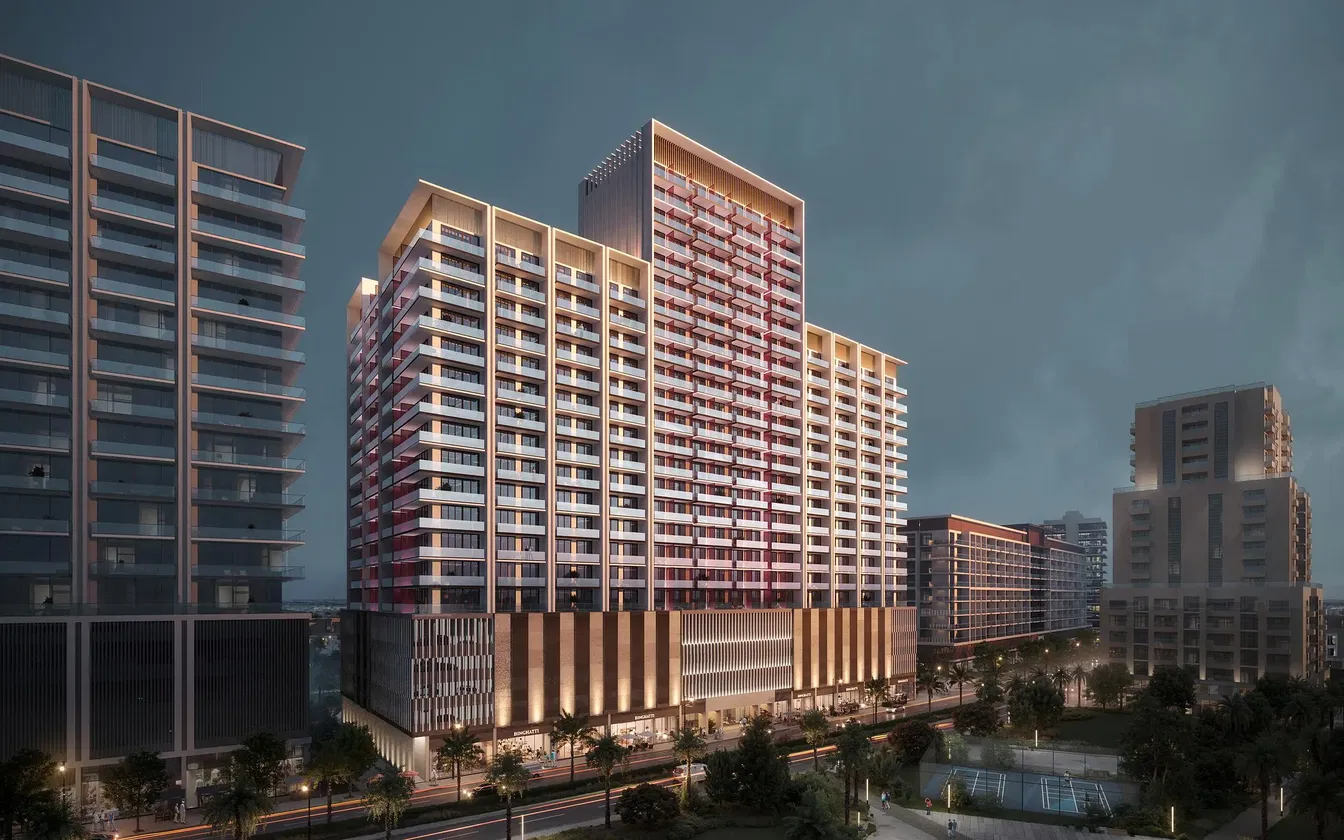 Dům a okolí; výhled