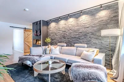 Salon; lumière naturelle, style moderne