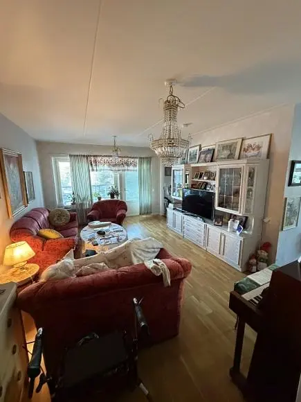 Wohnzimmer; holzboden, tageslicht, rustikaler stil