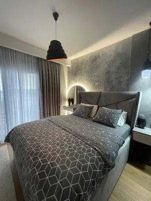 Schlafzimmer; tageslicht, moderner stil