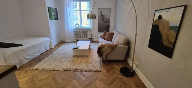 Wohnzimmer; holzboden, tageslicht, moderner stil