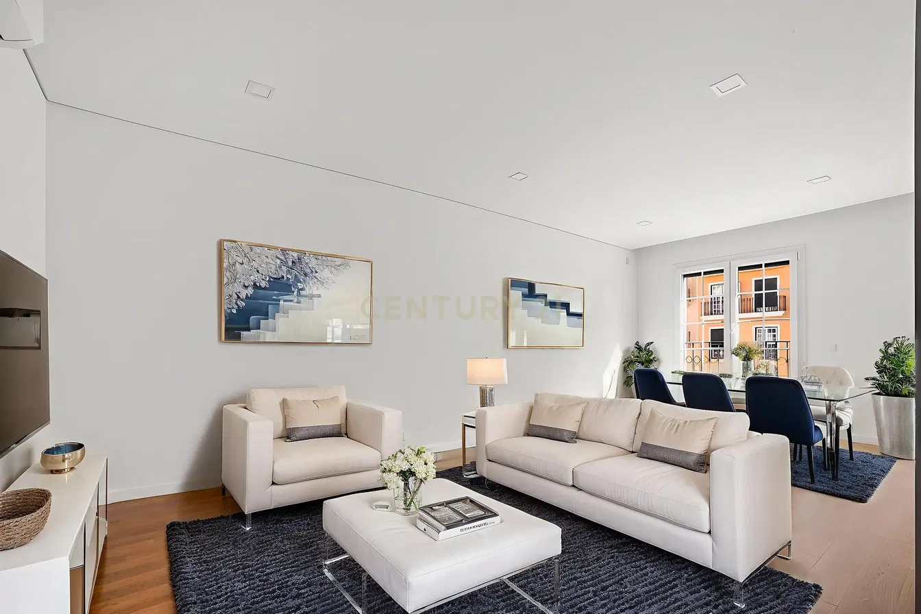 Σαλόνι; φυσικό φως, μοντέρνο στυλ, ξύλινο πάτωμα