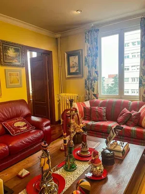 Wohnzimmer; rustikaler stil, tageslicht