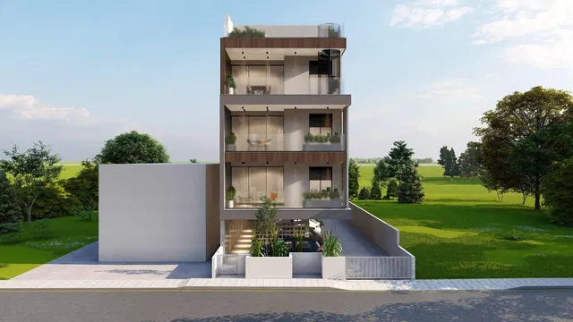 Maison et environs; vue