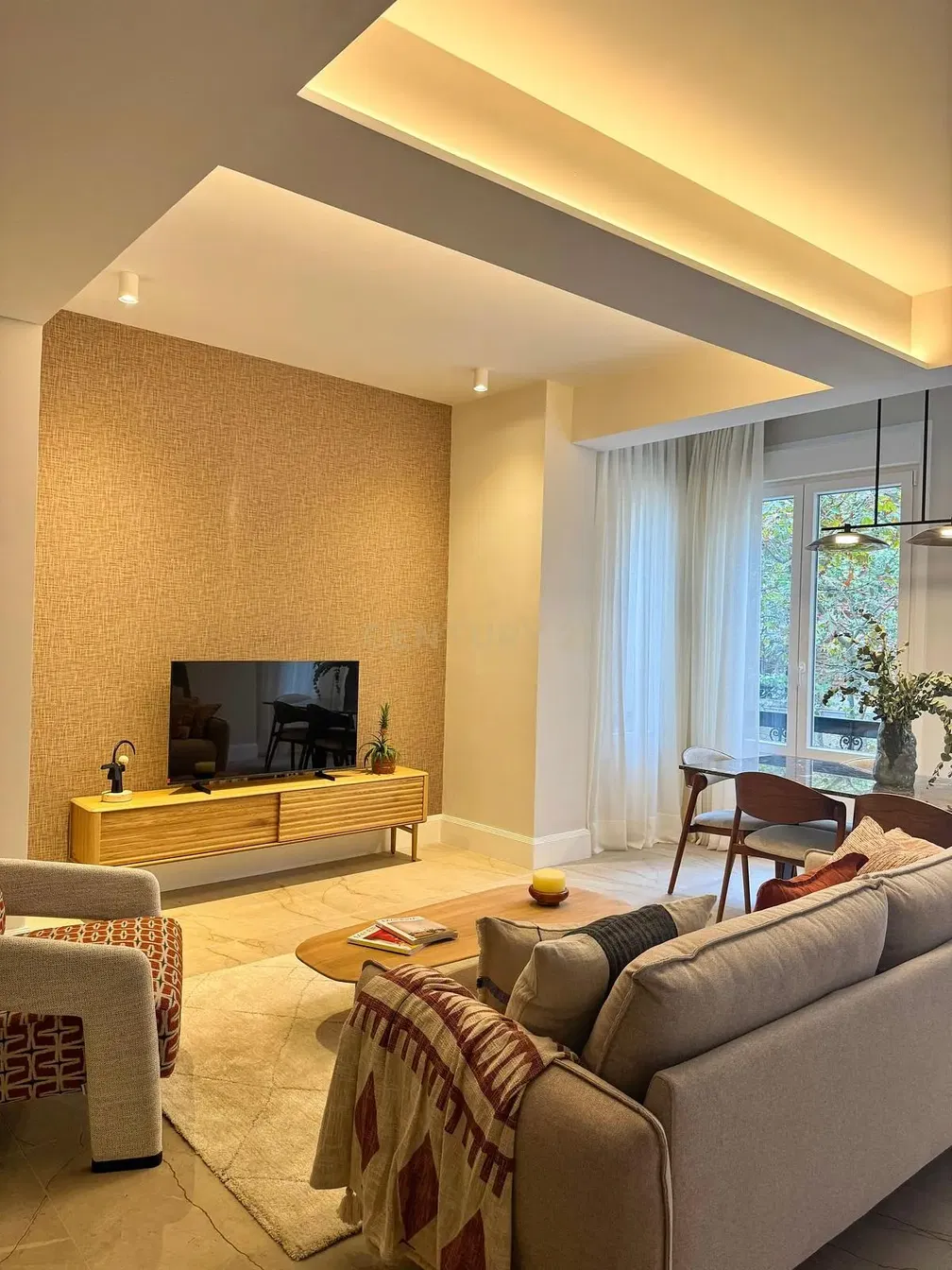 Wohnzimmer; tageslicht, moderner stil