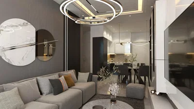 Salon; style moderne, lumière naturelle