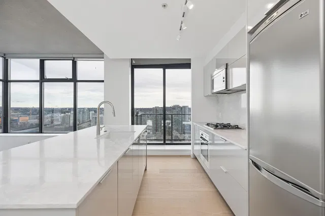 Kitchen; view, kitchen appliances, natural light, modern style