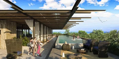 Terraza; vista, luz natural