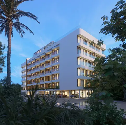 Casa y alrededores; vista