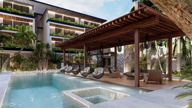 Casa y alrededores; vista, luz natural