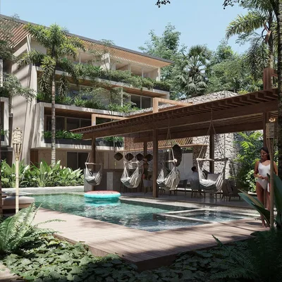 Casa y alrededores; vista, luz natural