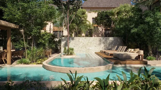 Casa y alrededores; vista, luz natural