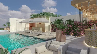 Terraza; vista, luz natural