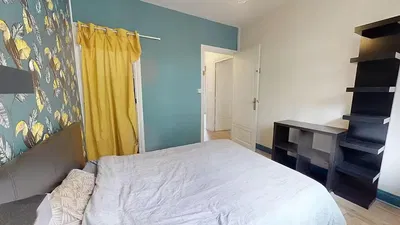 Schlafzimmer; tageslicht, moderner stil