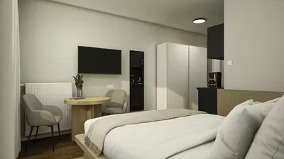 Schlafzimmer; moderner stil, tageslicht