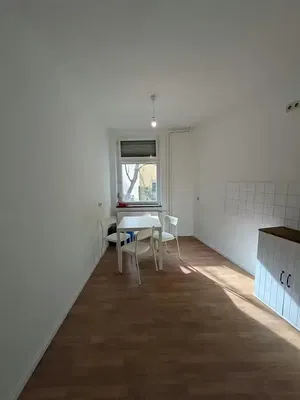 Kitchen; natural light, tile floor