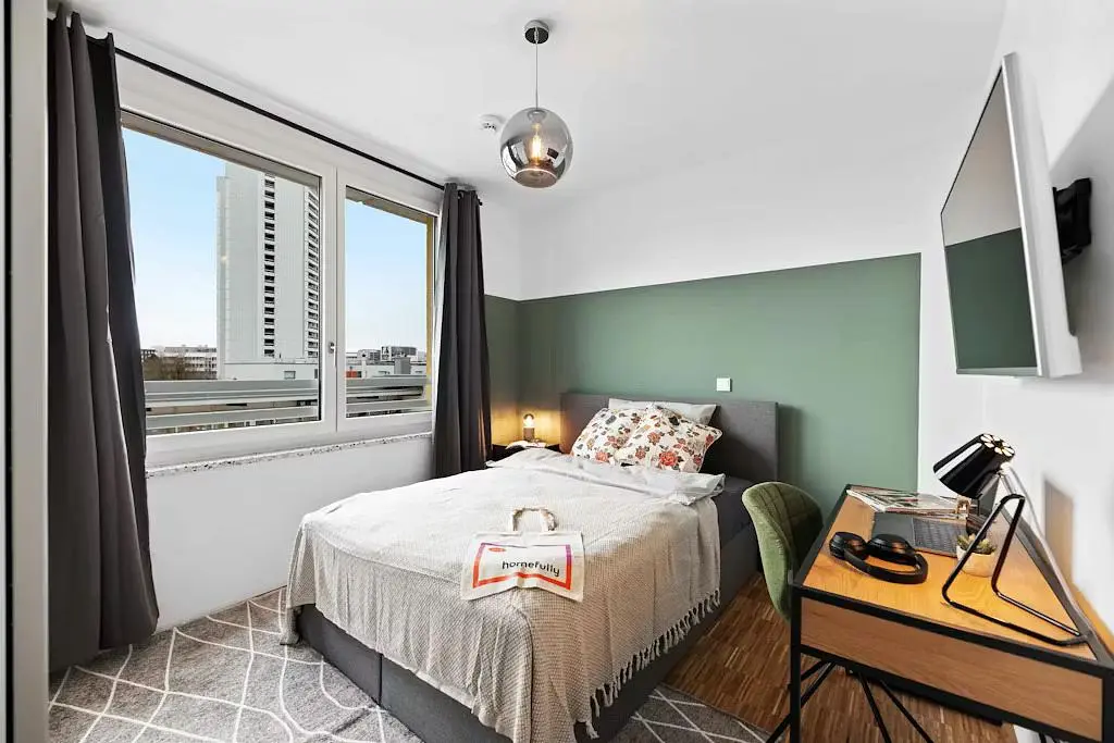 Schlafzimmer; blick, tageslicht