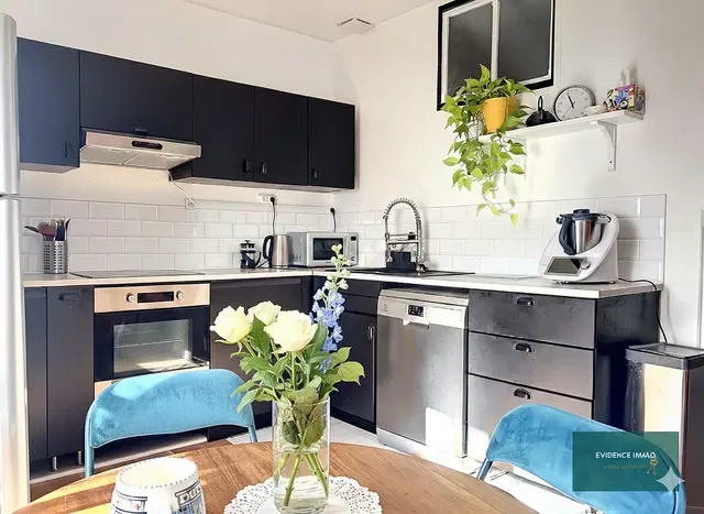 Κουζίνα; συσκευές κουζίνας, φυσικό φως, μοντέρνο στυλ