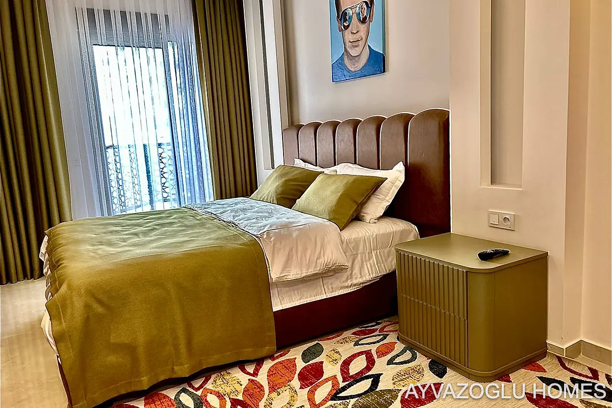 Υπνοδωμάτιο; φυσικό φως, μοντέρνο στυλ