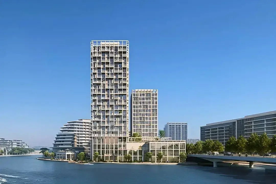 Maison et environs; vue