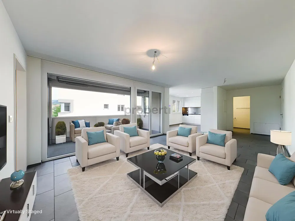 Дневна соба; поглед, природно светло