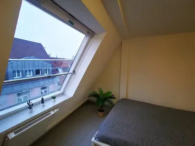 Schlafzimmer; tageslicht, blick