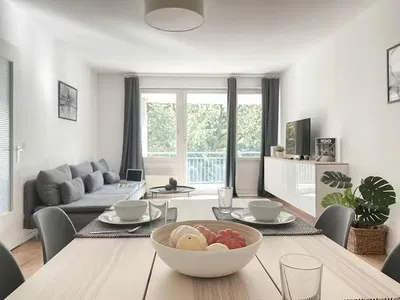Living room; view, natural light, modern style