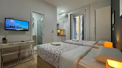 Chambre; lumière naturelle, style moderne