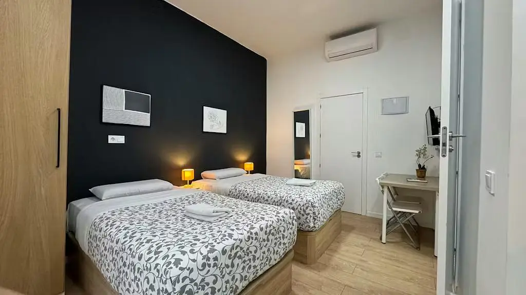 Chambre; lumière naturelle, style moderne