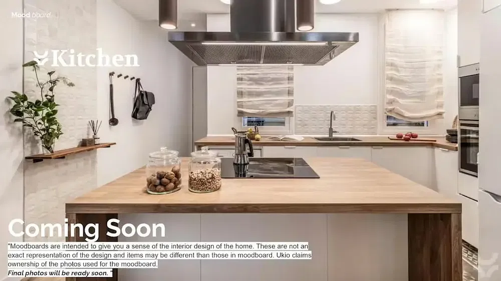 Küche; küchengeräte, tageslicht, moderner stil