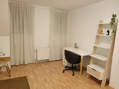 Kinderzimmer; holzboden, tageslicht, moderner stil