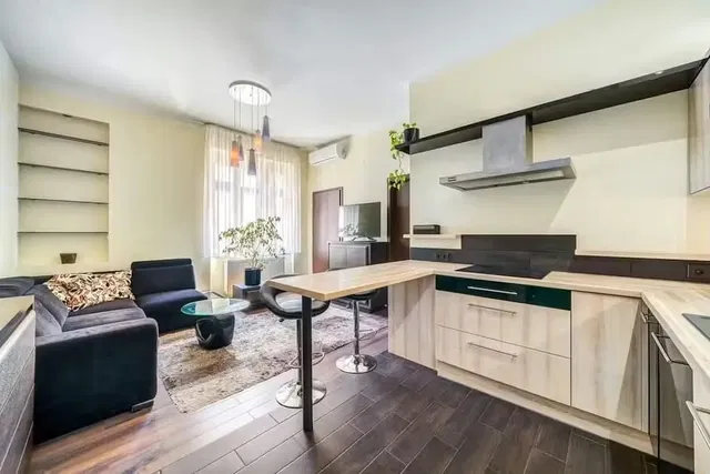 Küche; blick, tageslicht, moderner stil