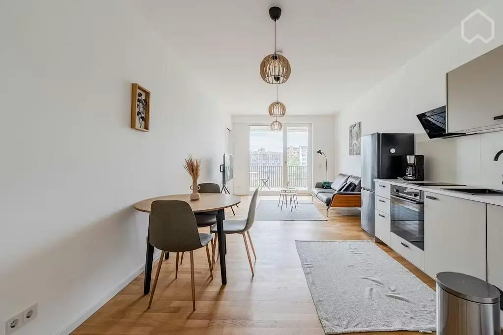 Salon; vue, parquet, lumière naturelle, style moderne