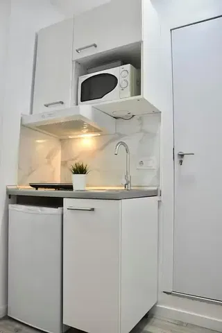 Cuisine; électroménager, lumière naturelle, style moderne