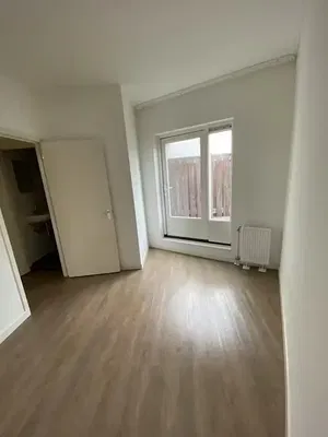 Yatak odası; ahşap zemin, doğal ışık