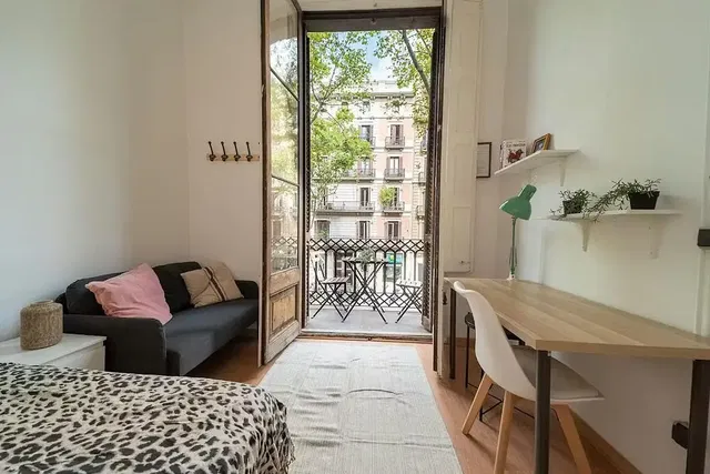 Schlafzimmer; blick, tageslicht