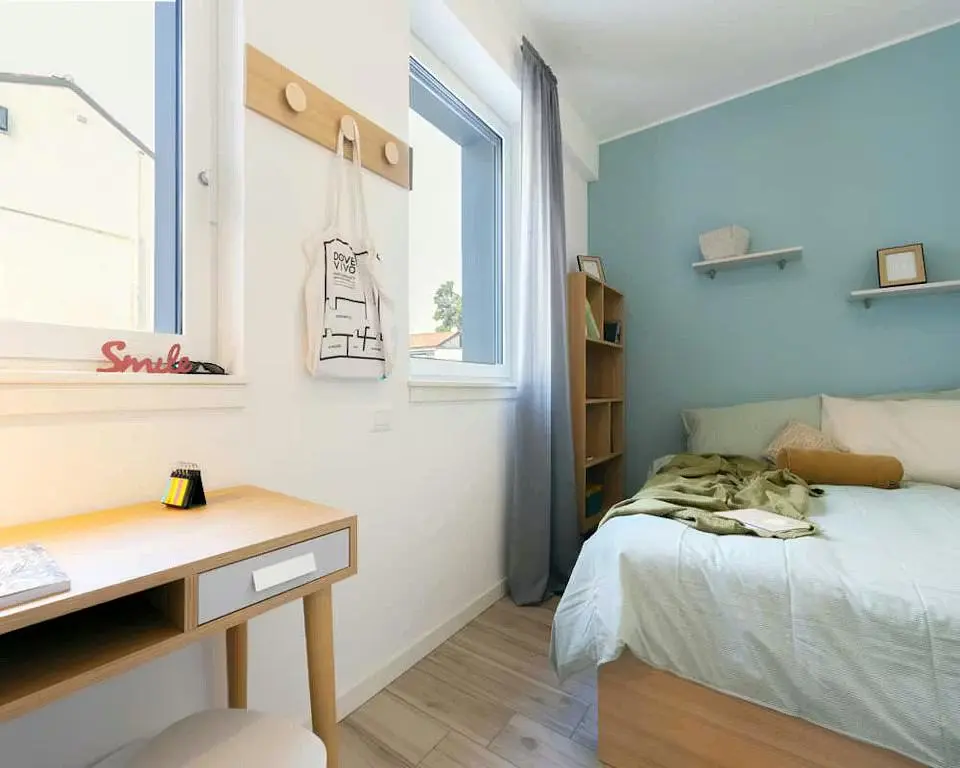 Schlafzimmer; tageslicht, moderner stil