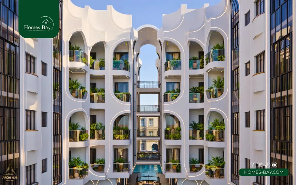 Dům a okolí; výhled