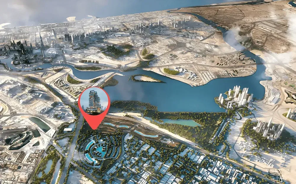 Dům a okolí; výhled