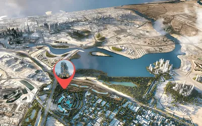 Dům a okolí; výhled