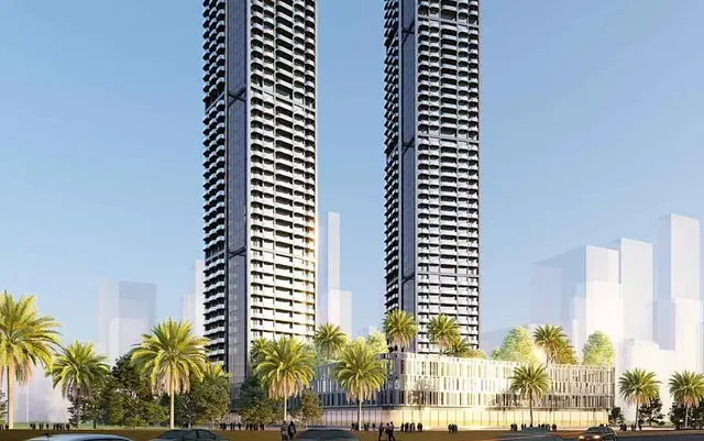 Dům a okolí; výhled