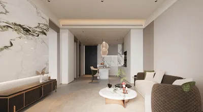 Obývací pokoj; přirozené světlo, moderní styl, po rekonstrukci