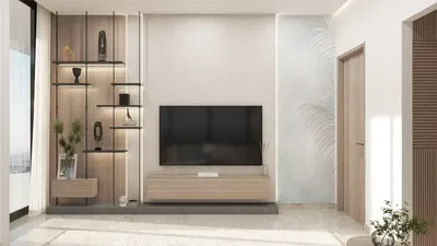 Obývací pokoj; přirozené světlo, moderní styl