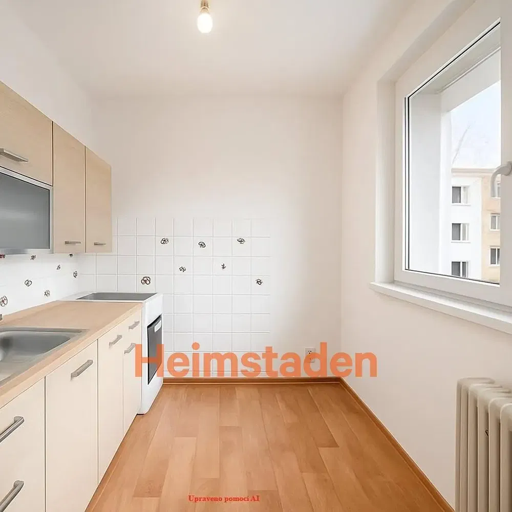 Küche; blick, holzboden, tageslicht