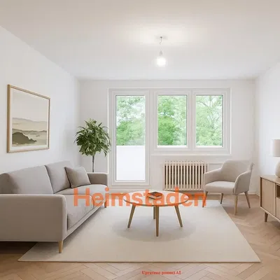 Wohnzimmer; tageslicht, moderner stil, holzboden