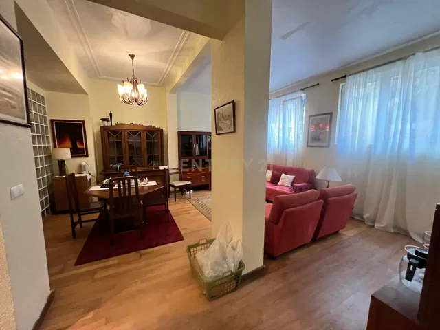 Salón; suelo de madera, luz natural