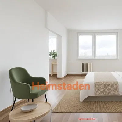 Спалня; естествена светлина, модерен стил, дървен под